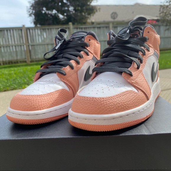 AJ1 MID GS PINK QUARTZ - Picture 3 of 4